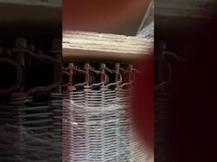 304 Sabuk Konveyor Jaring Kawat Freezer Terowongan Tahan Panas