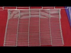 Sabuk Konveyor Fleksibel Datar Baja Tahan Karat