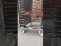 304 stainless steel bakery trolley
