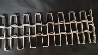 Makanan Berkelanjutan Tahan Panas Kustom ss304 Logam 316 tapal kuda baja tahan karat jaring dinding besar datar