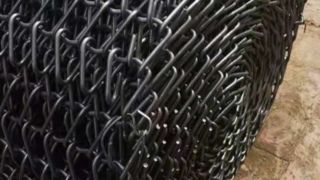 Pita konveyor kawat mesh yang digunakan untuk mesin shot blasting