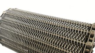 Wire Mesh Belt untuk biskuit Oven Bakery annealing Furnace Tunnel Cooling