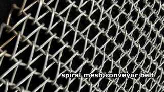 Food Grade Stainless Steel 304 Metal Conveyor Chain Weave Wire Mesh Belt untuk biskuit Oven Bakery an