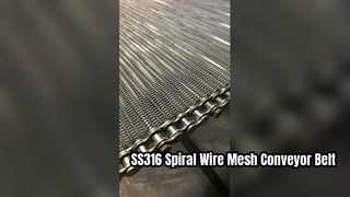 Sabuk Konveyor Wire Mesh Tenun Seimbang SS304