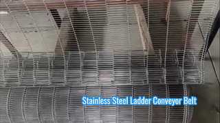 316 304 Sabuk Konveyor Wire Mesh Fleksibel Stainless Steel untuk Memanggang & Memproses Makanan