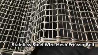 SS304 Chain Link Eye Flex Sabuk Pembeku Wire Mesh Stainless Steel 1.5-3.0mm Tepi Rantai