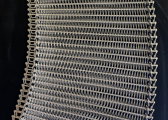 Harga yang bagus 304 Tunnel Freezer Wire Mesh Conveyor Belt Tahan Panas on line