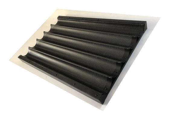 Ukuran Kustom Aluminium French Bread Baking Tray Untuk Industri Makanan