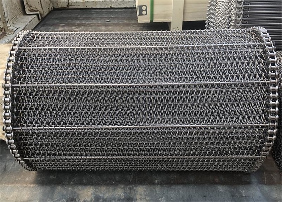 Harga yang bagus Diameter 0.5mm-5mm Stainless Steel Weave Chain Wire Mesh Conveyor Belt Tahan Karat on line