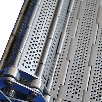 Korosi Bukti Stainless Steel Punch Plate Converyoe Belt Untuk Produksi Keju