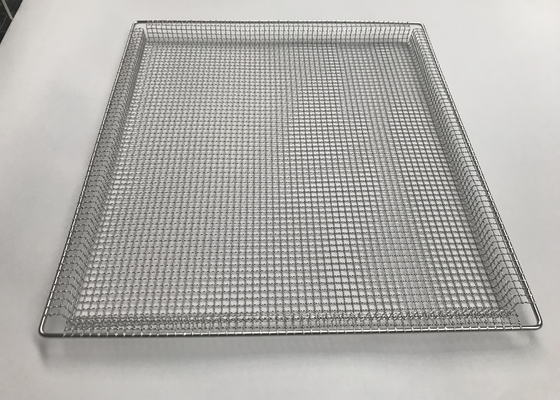 Harga yang bagus Panci Pendingin Roti Stainless Steel Wire Mesh Tray yang dapat disesuaikan tahan karat on line