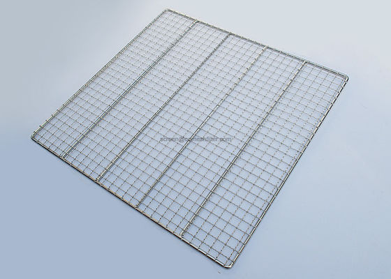 400x600mm Stainless Steel Wire Mesh Tray Untuk Pengeringan Makanan Tahan Korosi