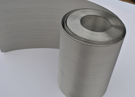 Harga yang bagus 230mm Lebar 110x22 SS304 Reverse Dutch Woven Wire Mesh Untuk Extruder Plastik on line