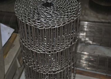 Harga yang bagus Pengolah Makanan Flat Wire Mesh Conveyor Belt Permukaan Halus, Tahan Alkali on line