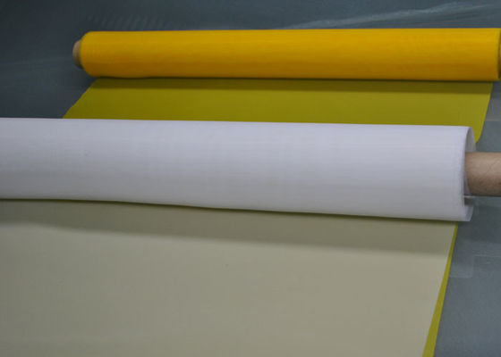60 Mikron 100T-40 Polyester Screen Printing Mesh 127cm Lebar