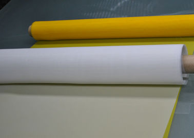 Harga yang bagus 144 Inch Polyester Screen Mesh, Putih Screen Printing Fabric Mesh 110 Count on line