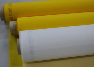 Harga yang bagus 53 Inch 100% Monofilamen Poliester Jala, Sablon Poliester Kain 40um on line