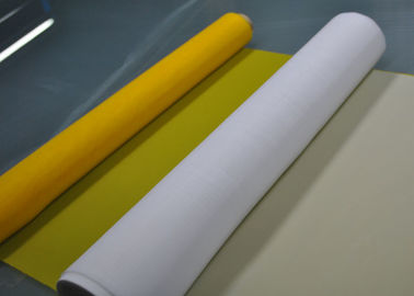 Harga yang bagus Putih / Kuning 61T Poliester Layar Untuk Pencetakan Papan Sirkuit on line