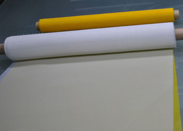Harga yang bagus 165T-31 Silk Screen Mesh Roll Untuk PCB / Pencetakan Kaca, Warna Putih / Kuning on line
