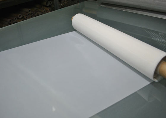 90T 63 Micron Monofilament Polyester Sablon Mesh Dengan Kuning