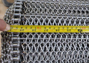 Balance Wire Mesh Conveyor Belt Untuk Annealing Furnace, Tahan Panas
