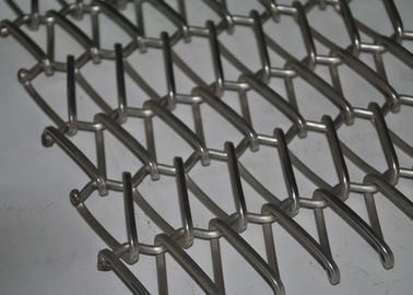 Harga yang bagus Sabuk Konveyor Stainless Steel Spiral Datar Untuk Oven, Sabuk Mesh Logam on line