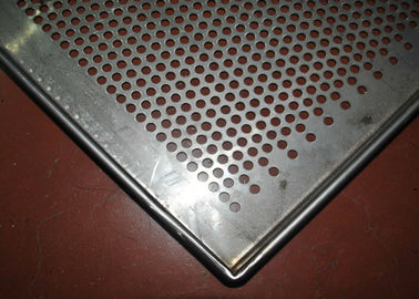 Harga yang bagus Baki Wire Mesh Stainless Steel berlubang Dehidrasi Diameter Bingkai 5-10mm on line