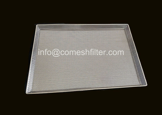 Harga yang bagus Baki Wire Mesh Antirust Ss Persegi Panjang Tahan Lama Untuk Aplikasi Industri on line