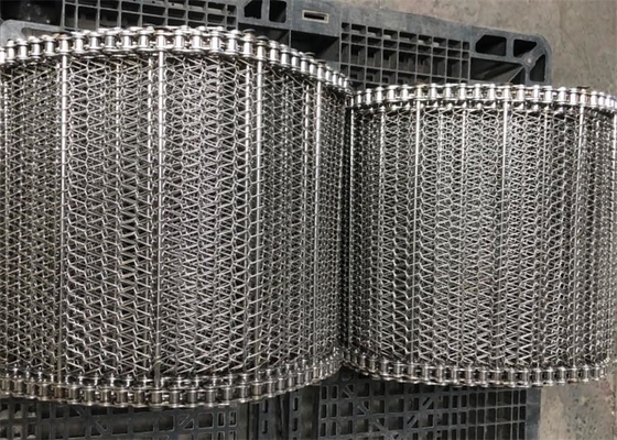 Harga yang bagus Rantai baja tahan karat Ss 304 Spirale Conveyor Belt Metal Balance Weave 180 derajat on line