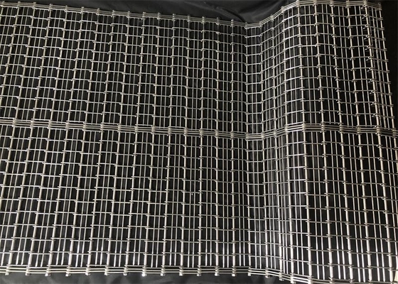 Sabuk Konveyor Tautan Baja Tahan Karat 310 untuk Beban Berat