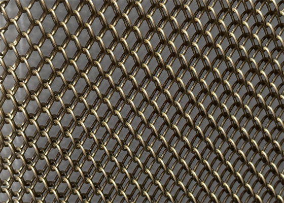 Harga yang bagus Comesh Cat Tembaga Dekoratif Metal Mesh Screen Di Partisi on line