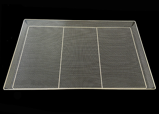 400 X 600 mm Wire Mesh Trays stainless steel crimped untuk pengeringan makanan