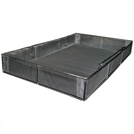 Harga yang bagus 304 Stainless Steel sterilisasi keranjang kawat persegi panjang dengan pegangan on line