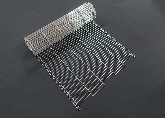 Ukuran yang disesuaikan sabuk konveyor stainless steel 304 316 Jaringan batang