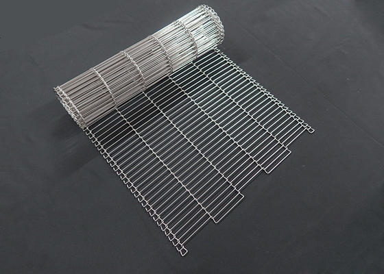 Harga yang bagus Ukuran yang disesuaikan sabuk konveyor stainless steel 304 316 Jaringan batang on line