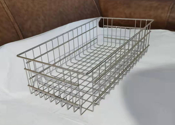 Harga yang bagus Ketahanan panas stainless steel mesh basket ukuran khusus 304 316 Untuk pembersihan on line