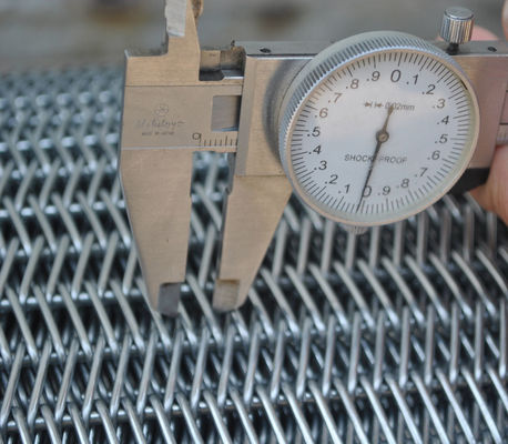 Double Balanced Weave Putaran Wire Mesh Conveyor Belt tahan temperture tinggi
