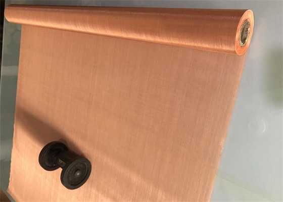 Harga yang bagus Faraday Cage 200 Mesh Red Copper Shielding Fabric Wire Mesh Brass Phosphor Copper Wire Mesh on line