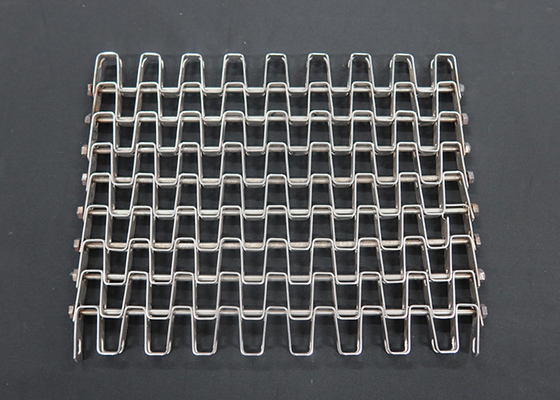 Harga yang bagus Food Grade Stainless Steel Honeycomb Wire Mesh Conveyor Belt Untuk Makanan Pendingin Dan Pembekuan on line