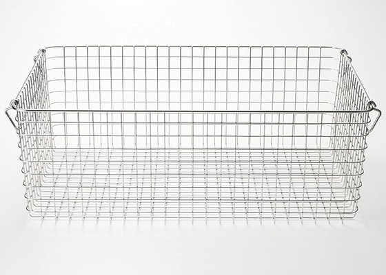 Harga yang bagus Stainless Steel Storage Woven Net Basket Rustic Style Tote Basket Untuk Dekorasi Rumah Customized Wire Mesh Basket on line