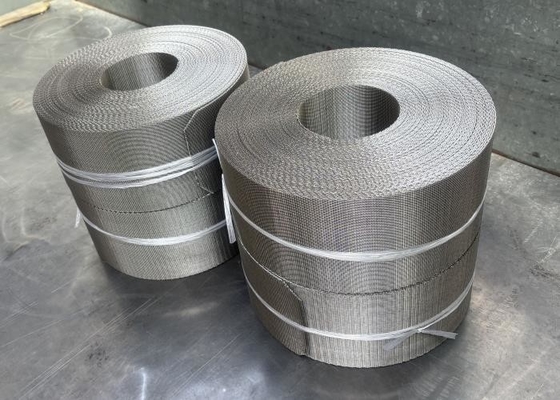 Harga yang bagus Plastik Extruder 304/316 Stainless Steel Wire Mesh Reverse Dutch Weave Filter Mesh Belt on line
