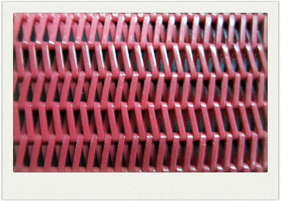 High Tension Plain Weave 100% Polyester Mesh Belt Digunakan Untuk Conveyor Belt