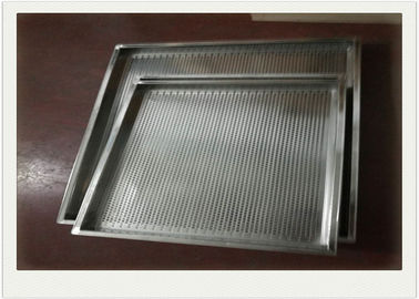 Harga yang bagus Nampan berlubang Baking Stainless Steel Wire Mesh Bentuk Persegi Panjang Digunakan Dalam Oven on line