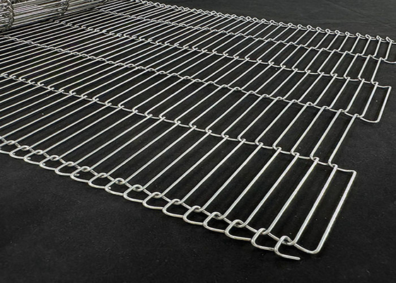 Food grade stainless steel ladder wire mesh conveyor belt untuk cokelat dan telur
