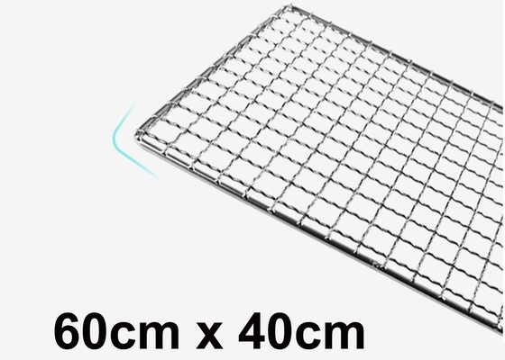 Harga yang bagus Custom Food Grade Barbecue Grill 304 Stainless Steel Wire Rectangular Mesh Baking Tray on line