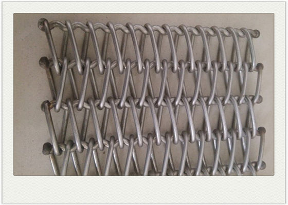 SUS310 Wire Mesh Conveyor Belt, sabuk imbang seimbang Di bawah 1200 derajat