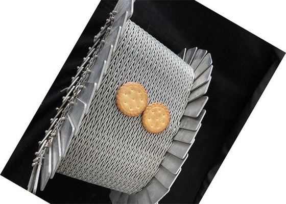 Harga yang bagus Food Grade Stainless Steel Herringbone Conveyor Belt Komposisi Balance Weave Conveyor Belt on line