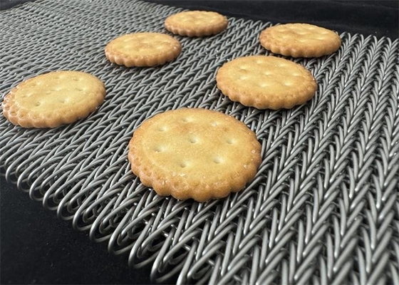 Senyawa Jaring Kawat Baja Tahan Karat Sabuk Konveyor Tenunan Seimbang Sabuk Konveyor Tenunan Tali