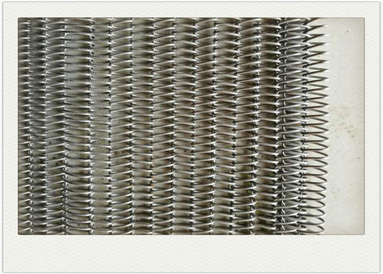 Belt Conveyor Mesh Stainless Steel Dengan Rantai Tahan Suhu Tinggi