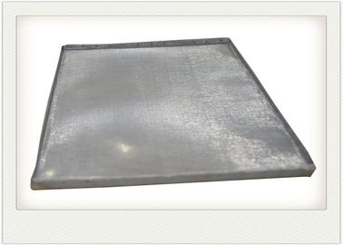 Harga yang bagus Tahan lama tahan minyak SS Wire Mesh Tray Square, Bentuk Bulat on line